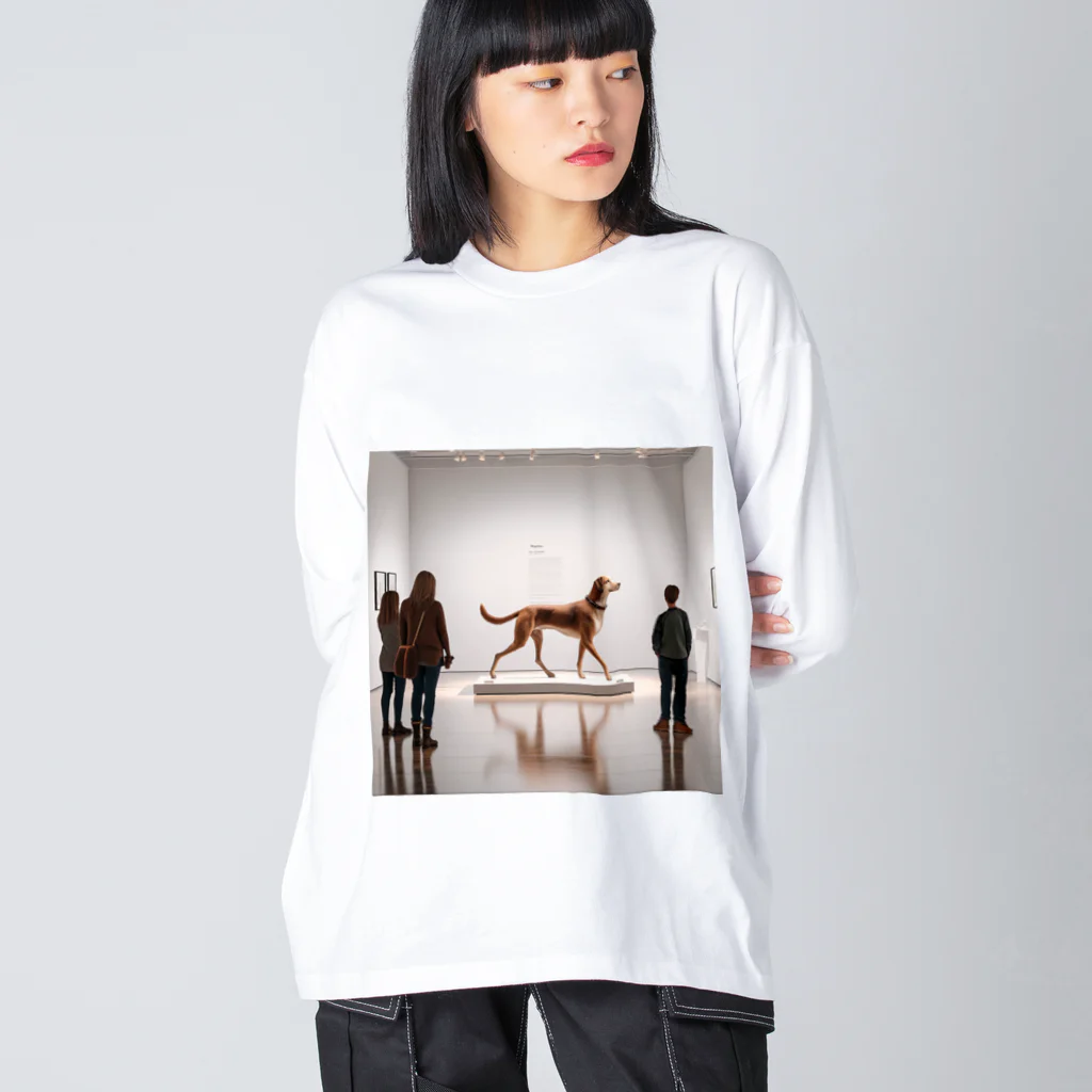 平野愛理の展示犬 ビッグシルエットロングスリーブTシャツ