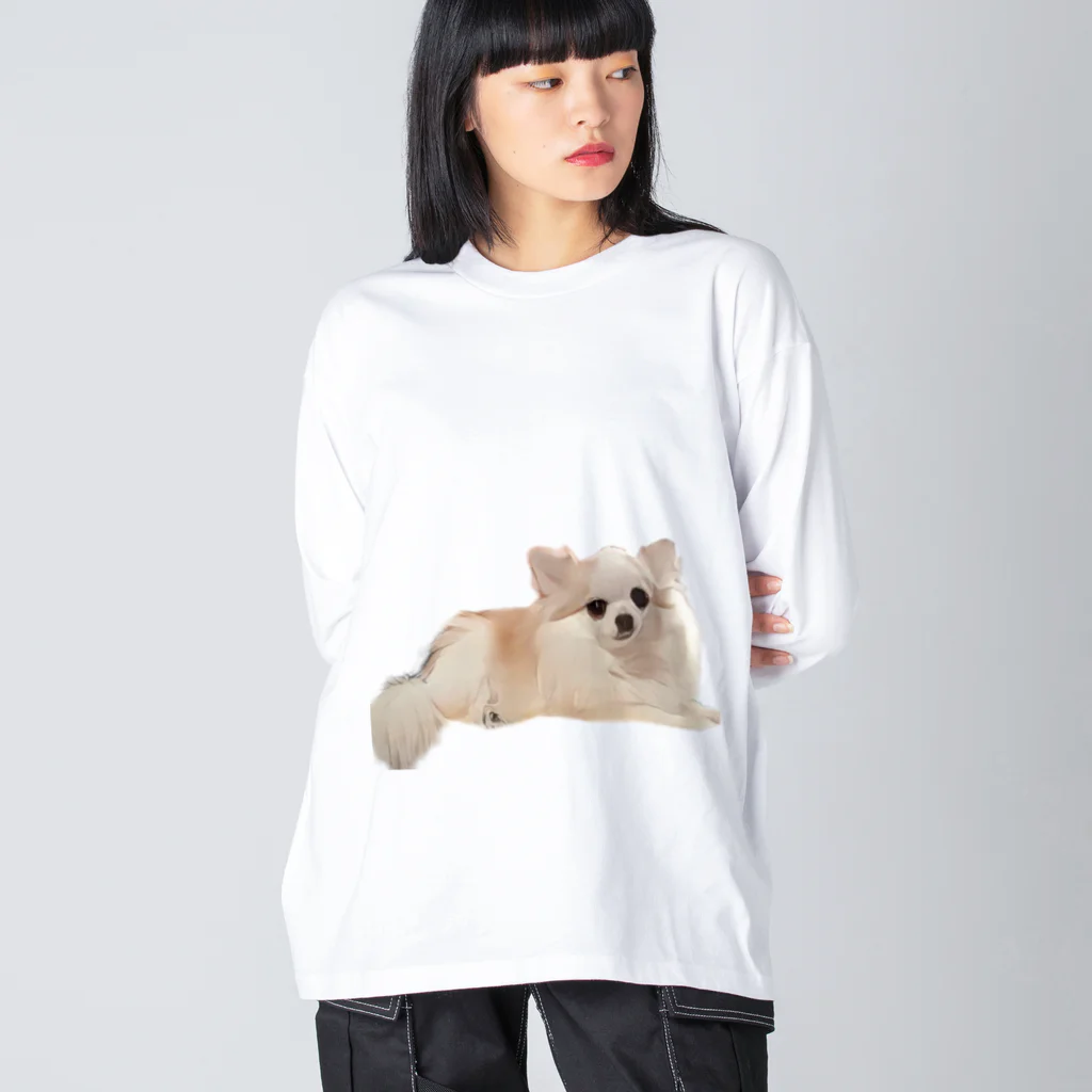 ライダーズの可愛い犬のアイテム Big Long Sleeve T-Shirt