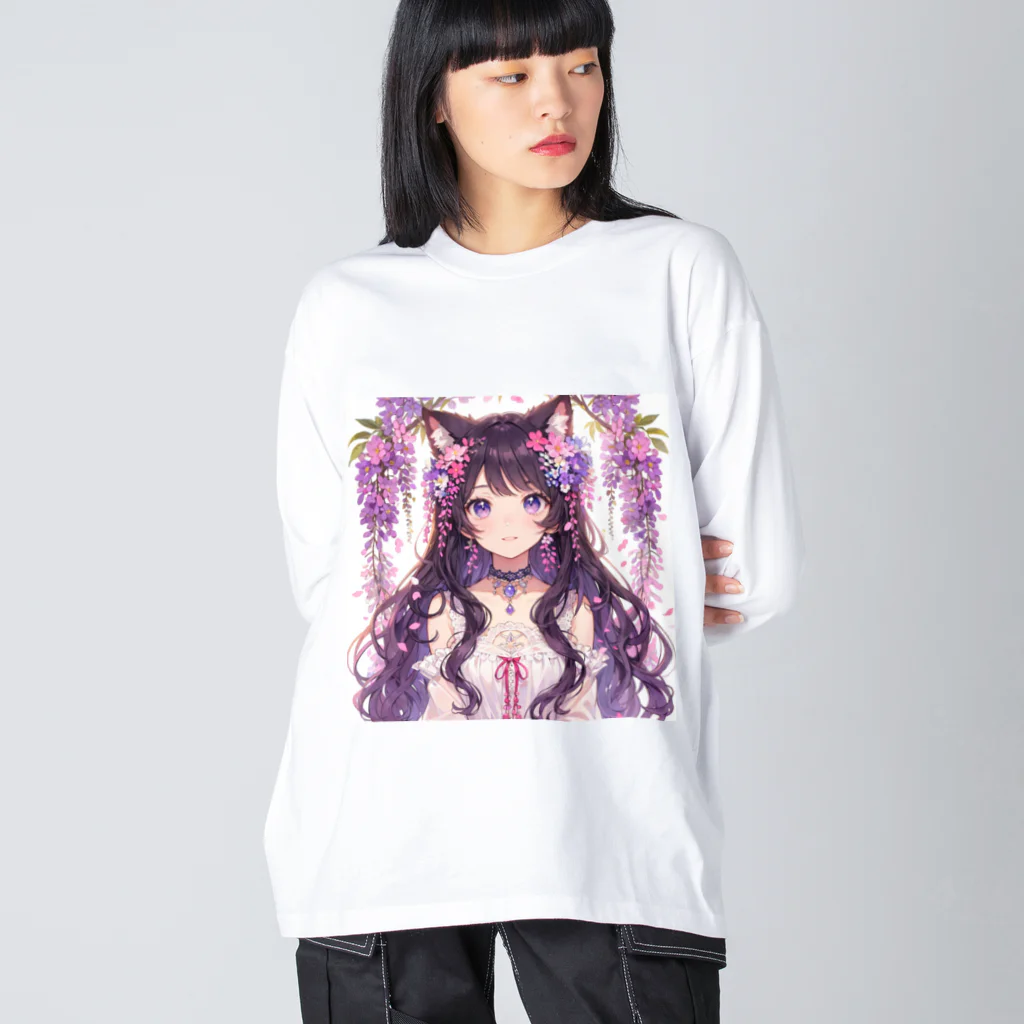 yos-1292583のねこニコばん Big Long Sleeve T-Shirt