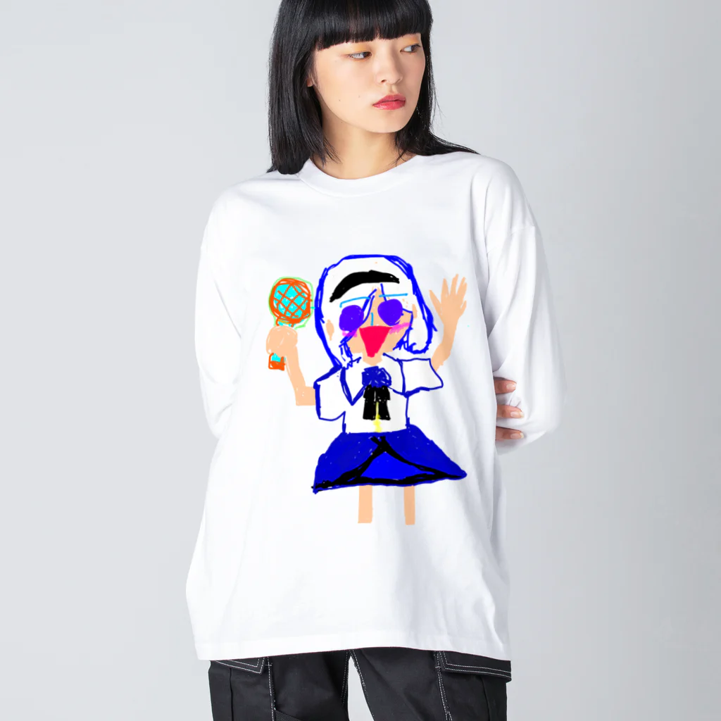 tune_ahiruのモブがあらわれたちゃん Big Long Sleeve T-Shirt