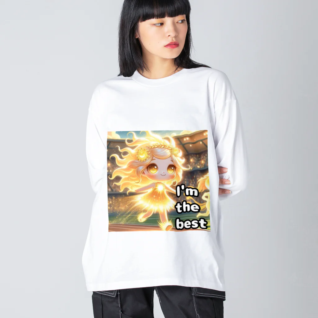 Healing channel with AIの光ちゃん　『私が一番』 Big Long Sleeve T-Shirt