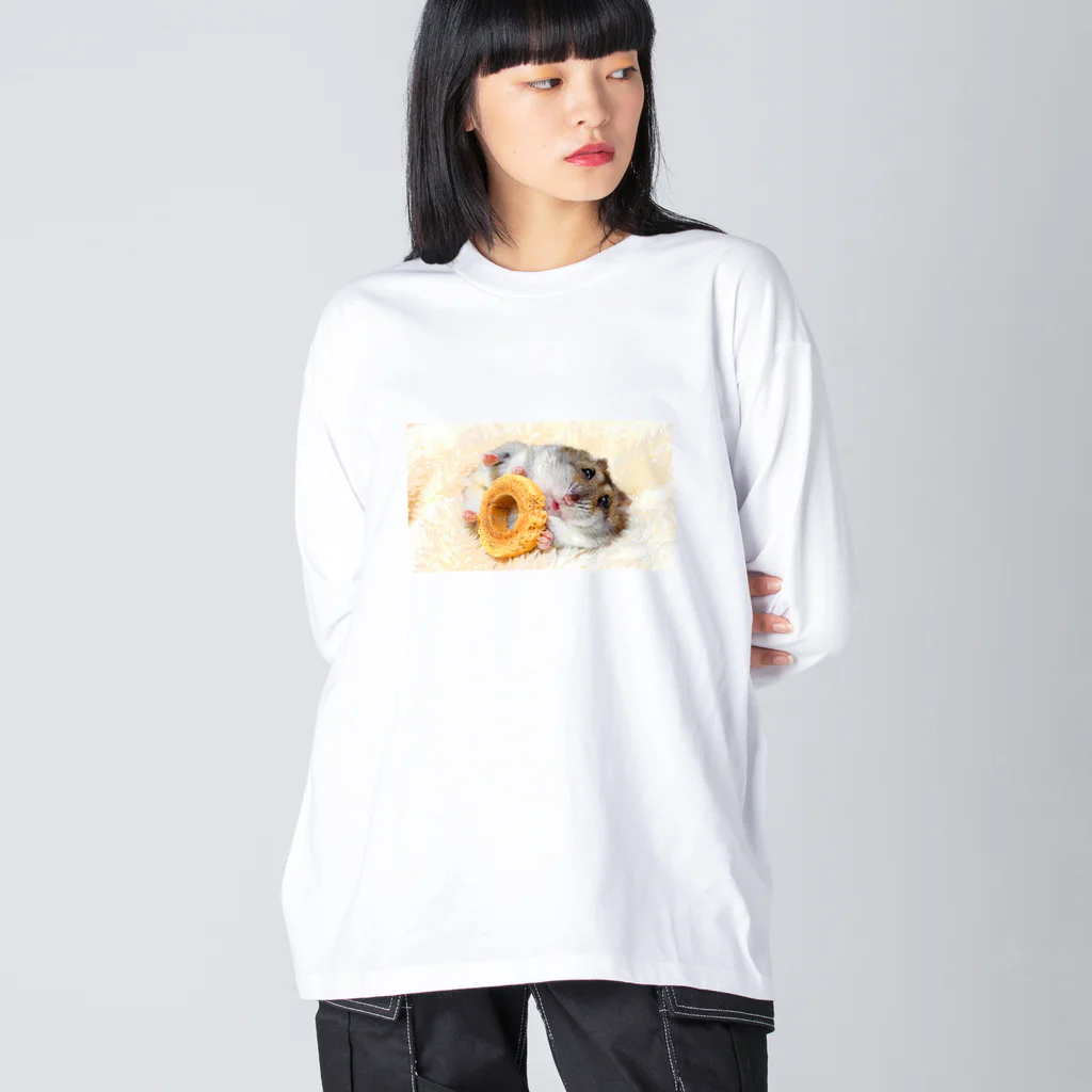 でみるんるん♪のおやすみばぁむすぴかたん ビッグシルエットロングスリーブTシャツ