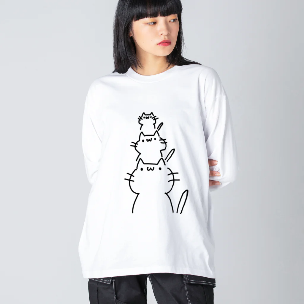 salt fieldのお店のねこの日常　そのいち Big Long Sleeve T-Shirt