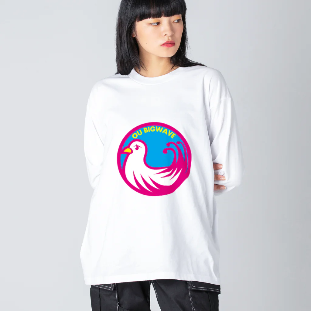 原田専門家のパ紋No.3558 OUBIGWAVE ビッグシルエットロングスリーブTシャツ