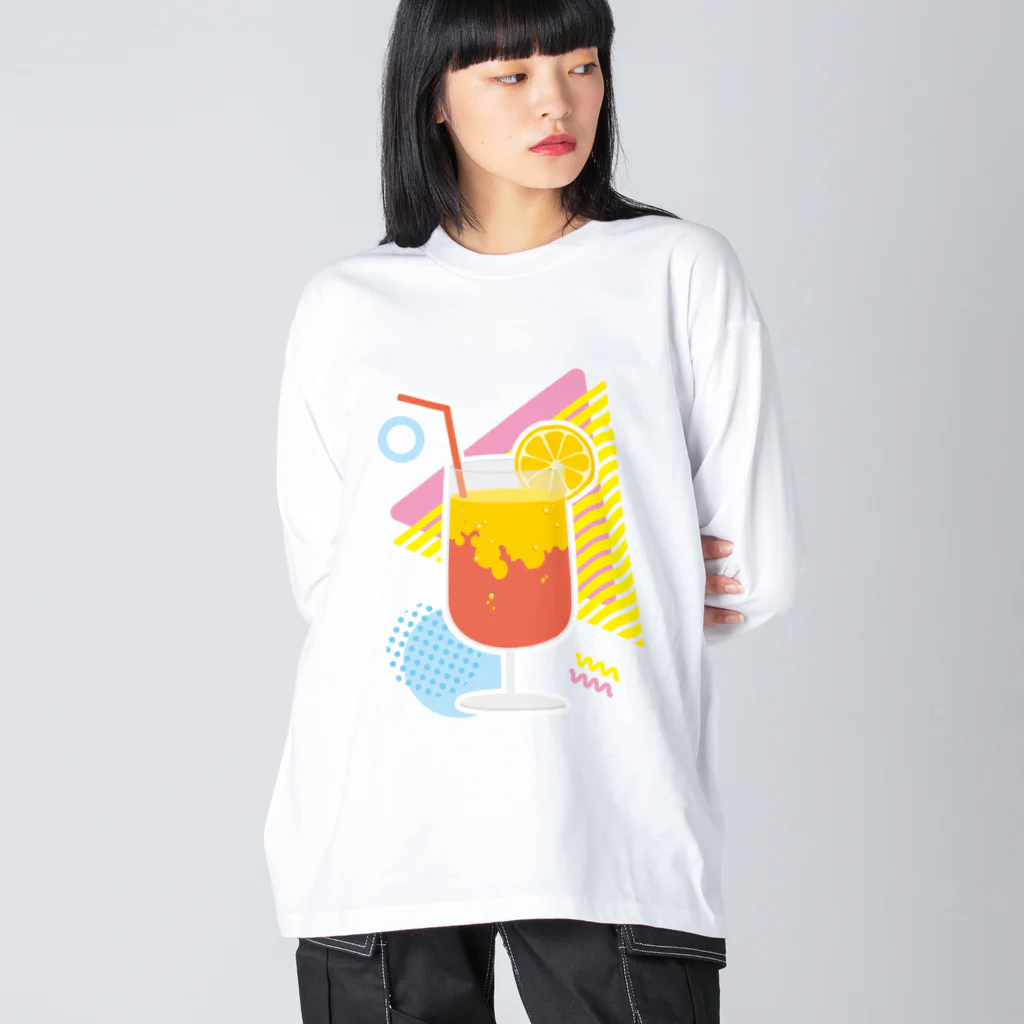 ネコノメのたからものばこのトロピカルカクテル Big Long Sleeve T-Shirt