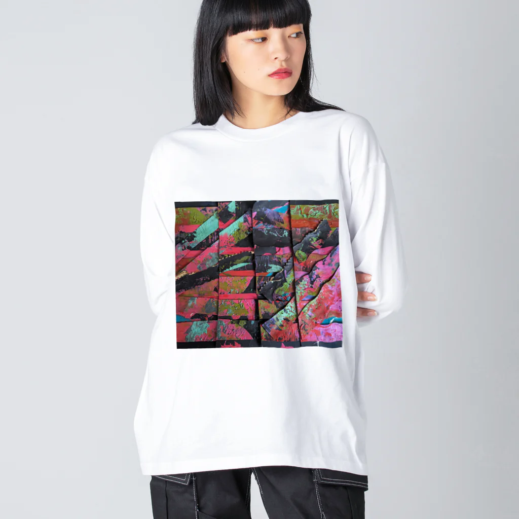 gaoqihuiのdrawing ビッグシルエットロングスリーブTシャツ