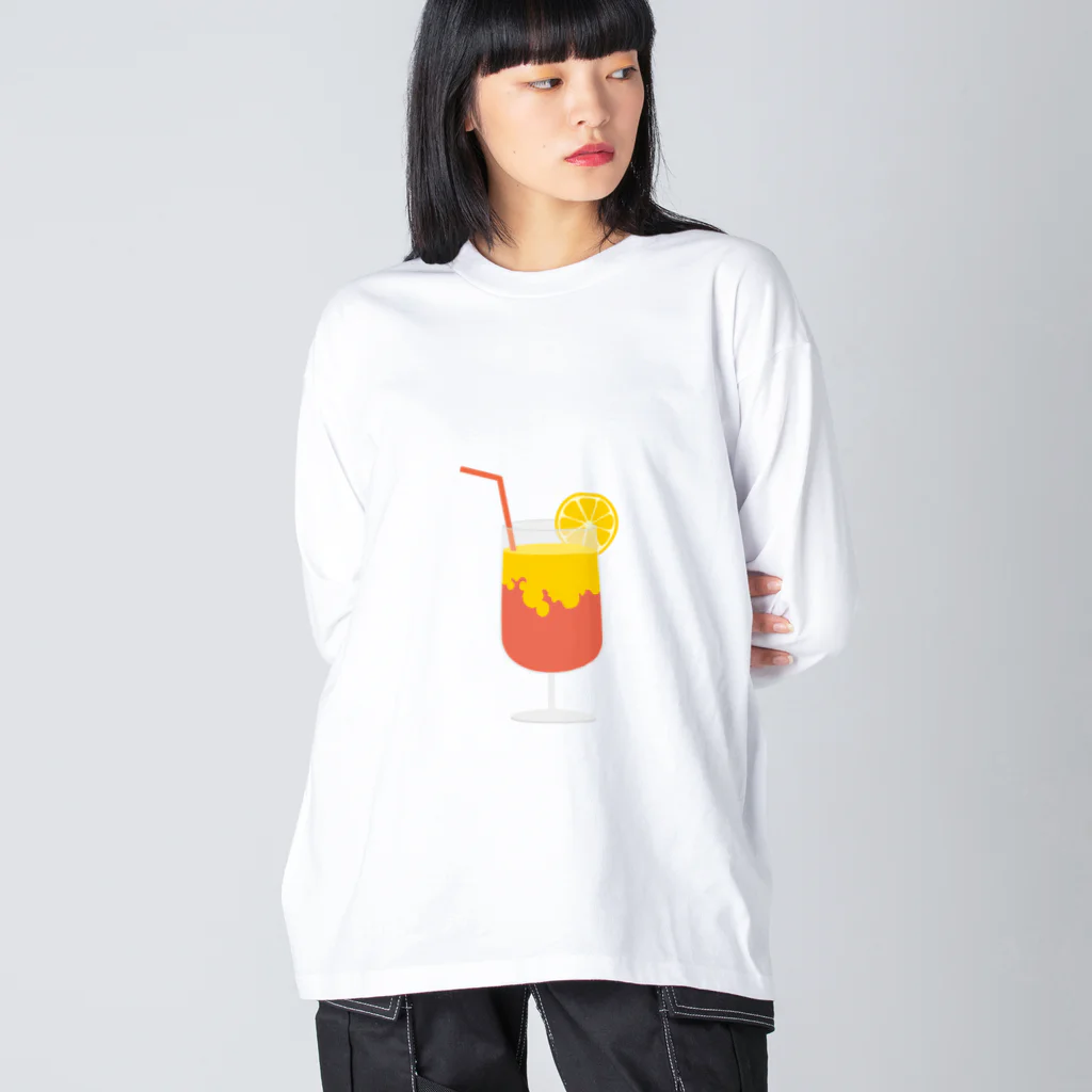 ネコノメのたからものばこのトロピカルカクテル Big Long Sleeve T-Shirt