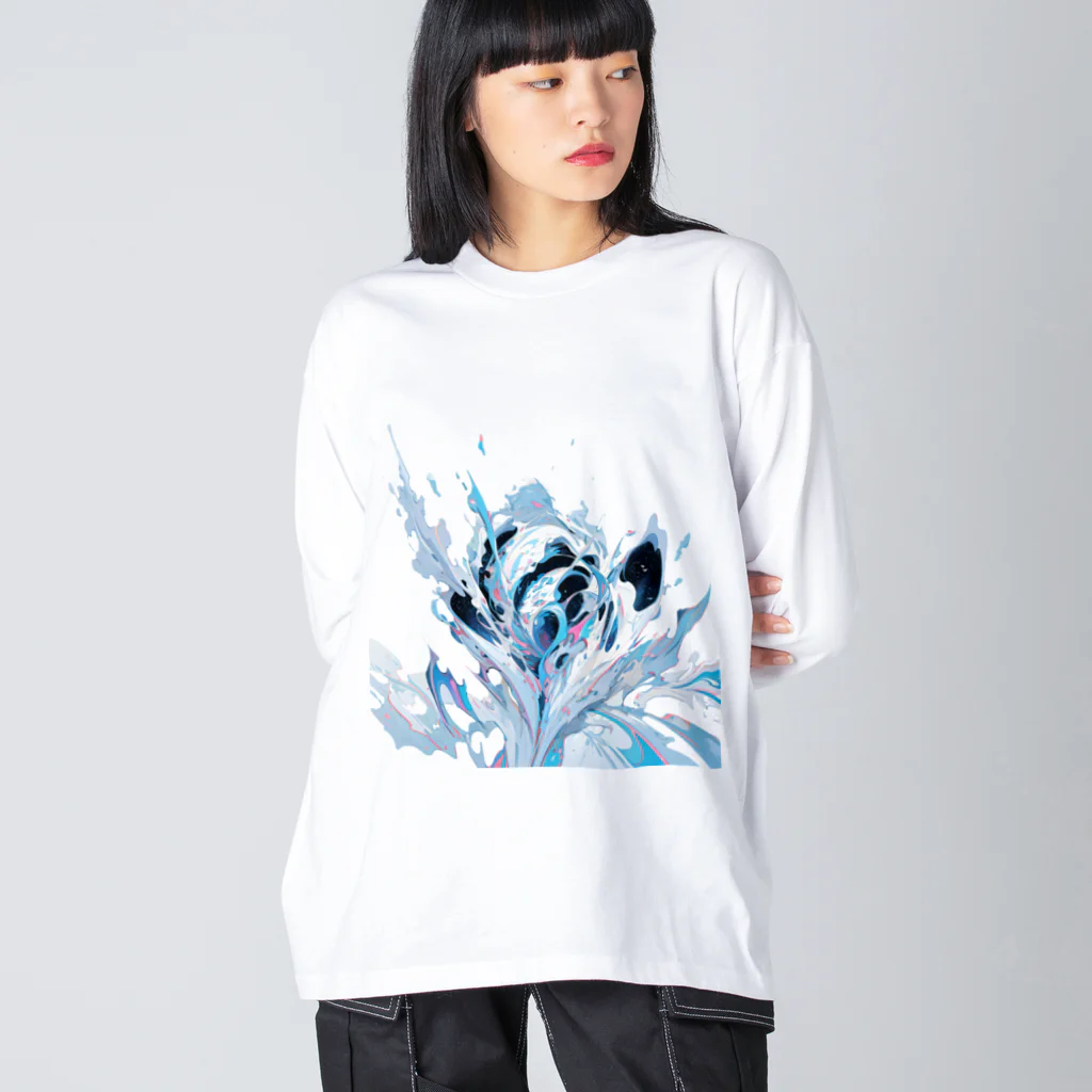 レオレオレオのレオの抽象画アート Big Long Sleeve T-Shirt