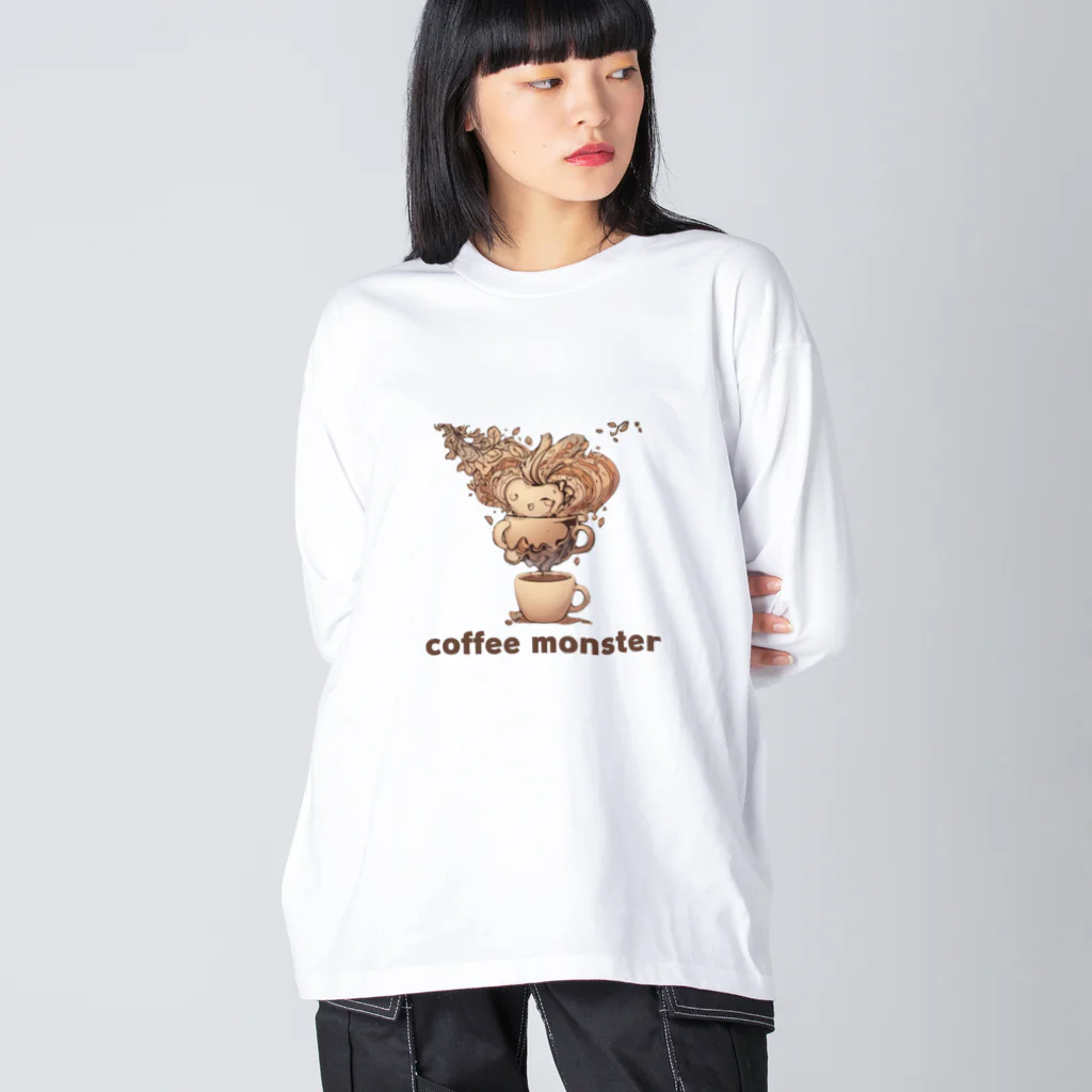 leisurely_lifeのcoffee monster Bourbon ビッグシルエットロングスリーブTシャツ