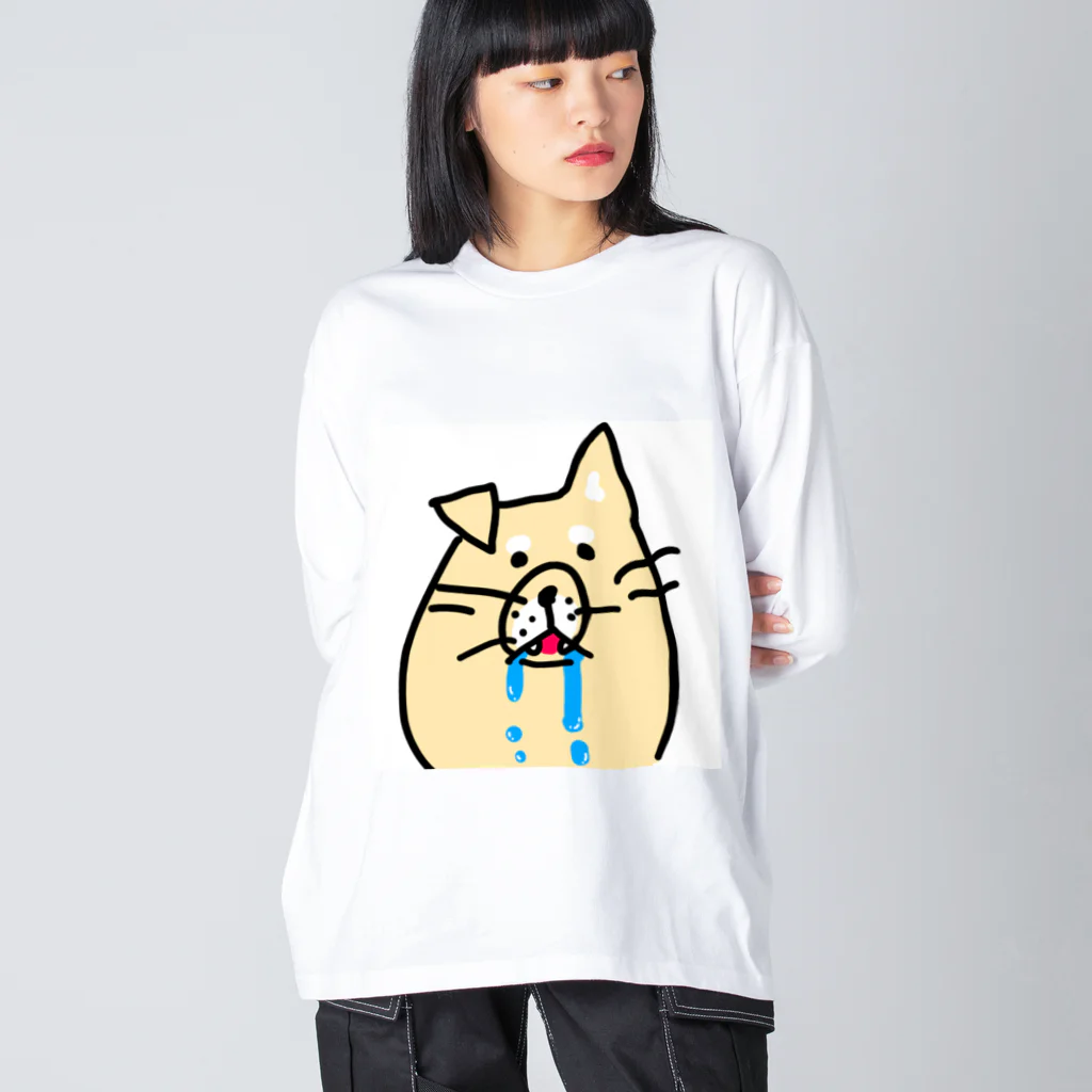 ビビりな番犬くんのビビりな番犬くん Big Long Sleeve T-Shirt