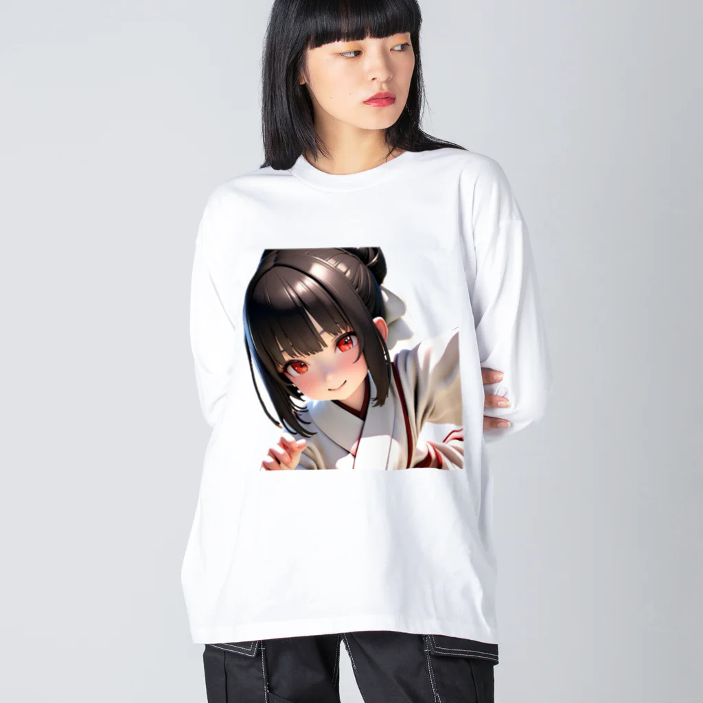 studio AzurのArca 幼い頃のサムライ娘 Big Long Sleeve T-Shirt