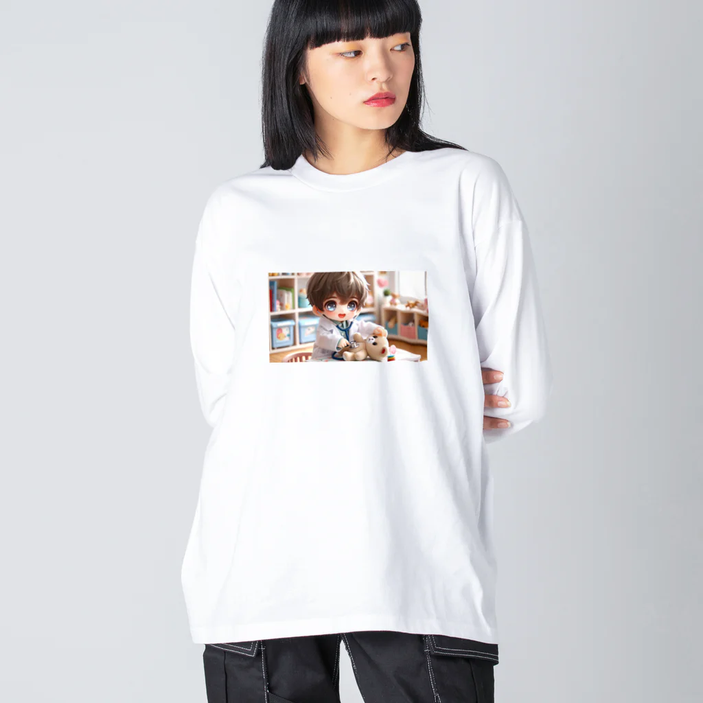 Bonmaru☆ぼんまるのいたいの飛んでいけ Big Long Sleeve T-Shirt