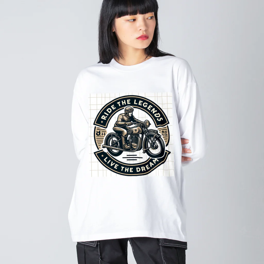 Tetsu_ZのRide the legends  ビッグシルエットロングスリーブTシャツ