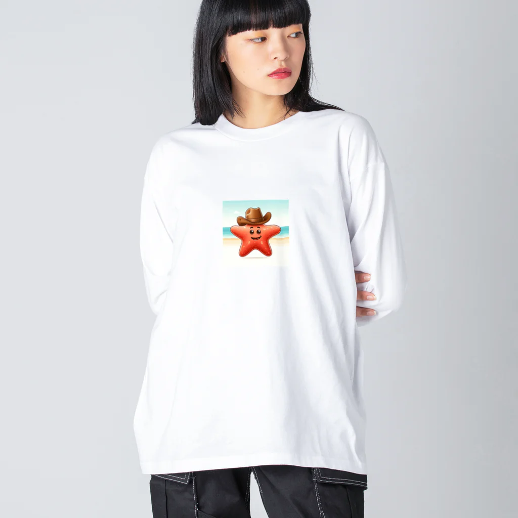 海の幸のカウボーイヒトデ Big Long Sleeve T-Shirt