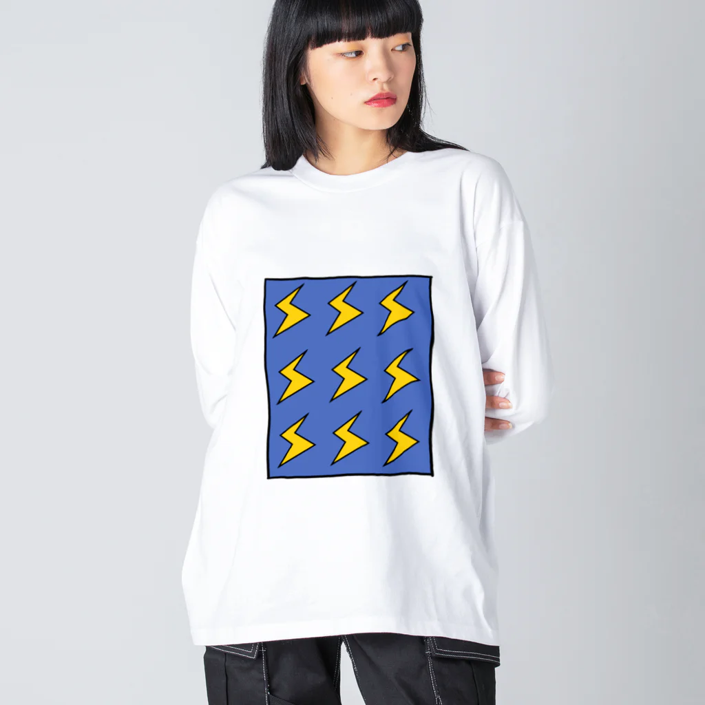 hand and yellowのBIRIBIRI Big Long Sleeve T-Shirt