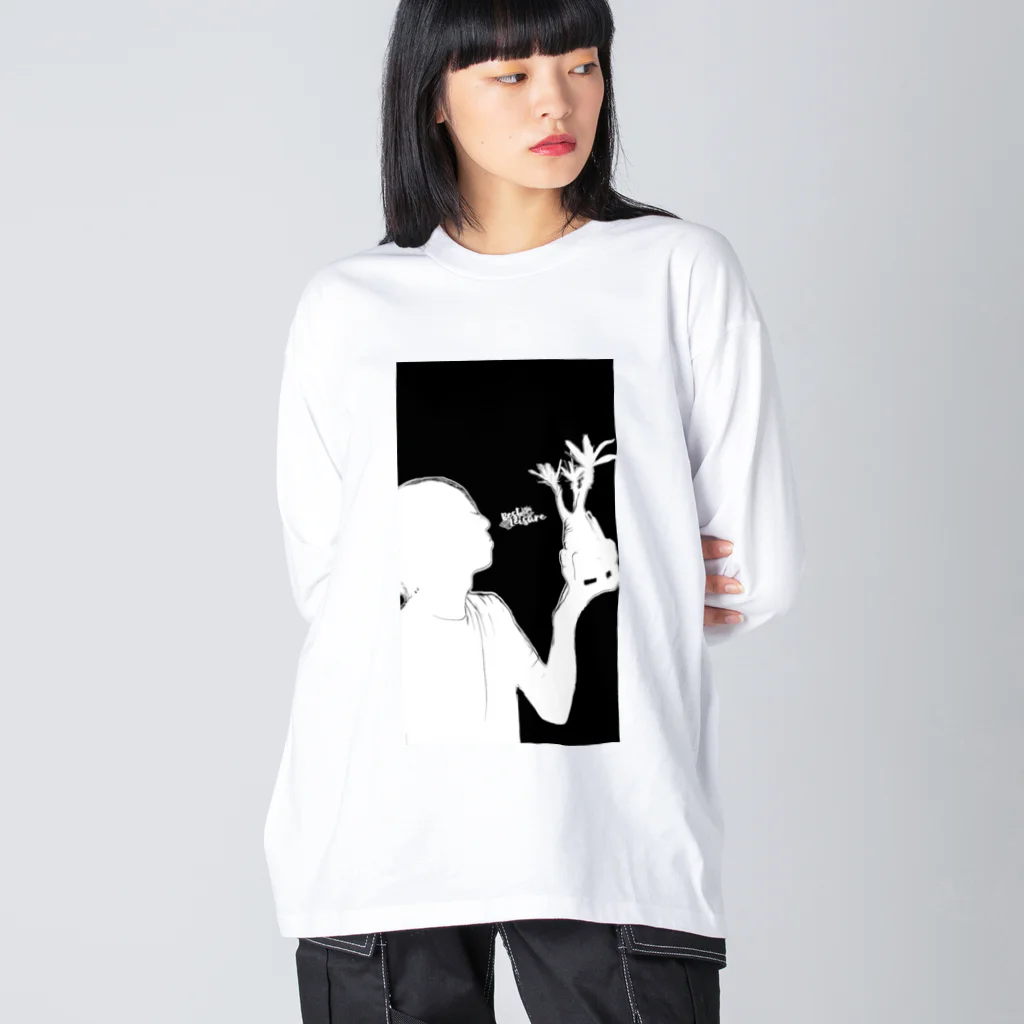 BestLeisureのBestLeisure-Gracilius-A-反転 Big Long Sleeve T-Shirt