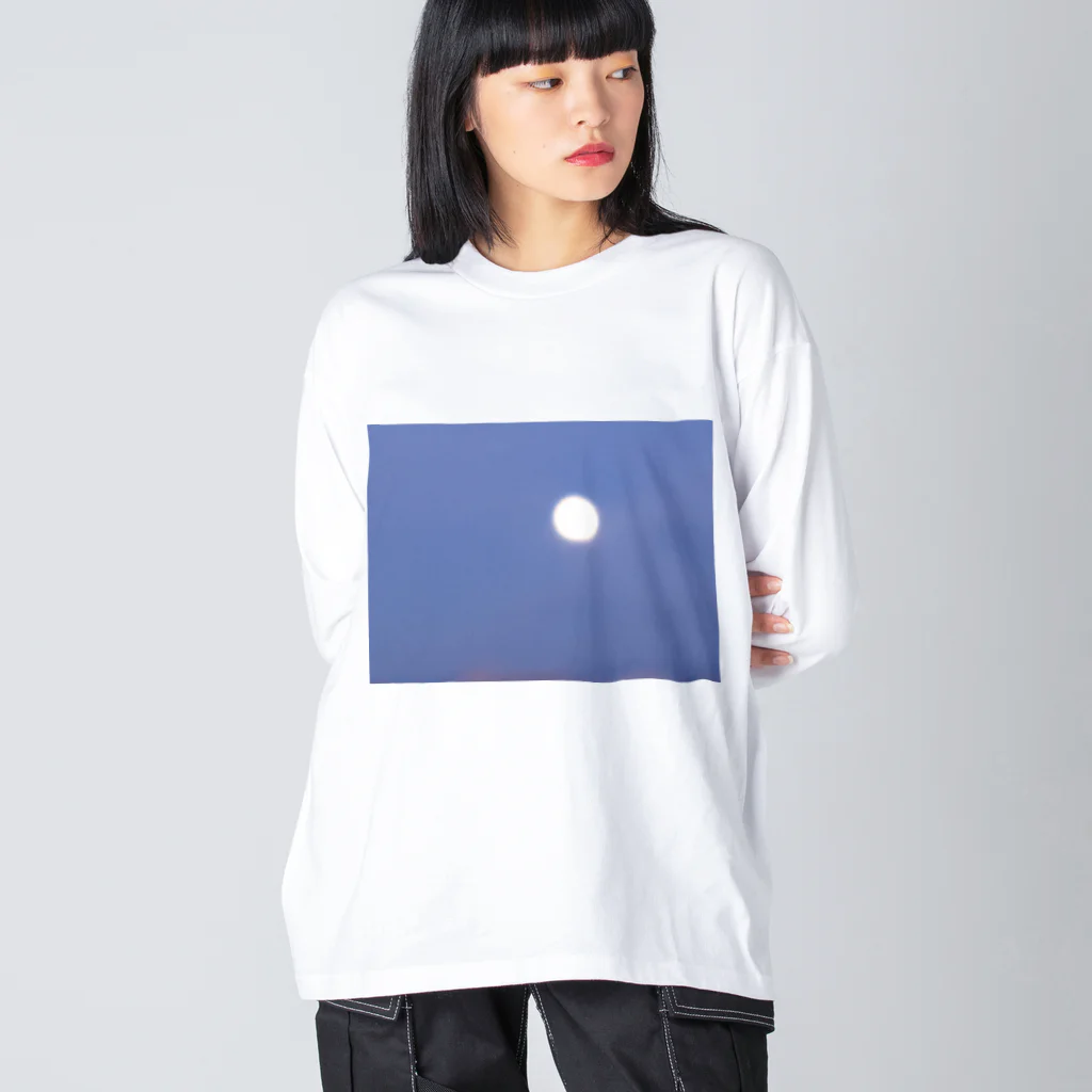 tora-yuuuunの満月 Big Long Sleeve T-Shirt