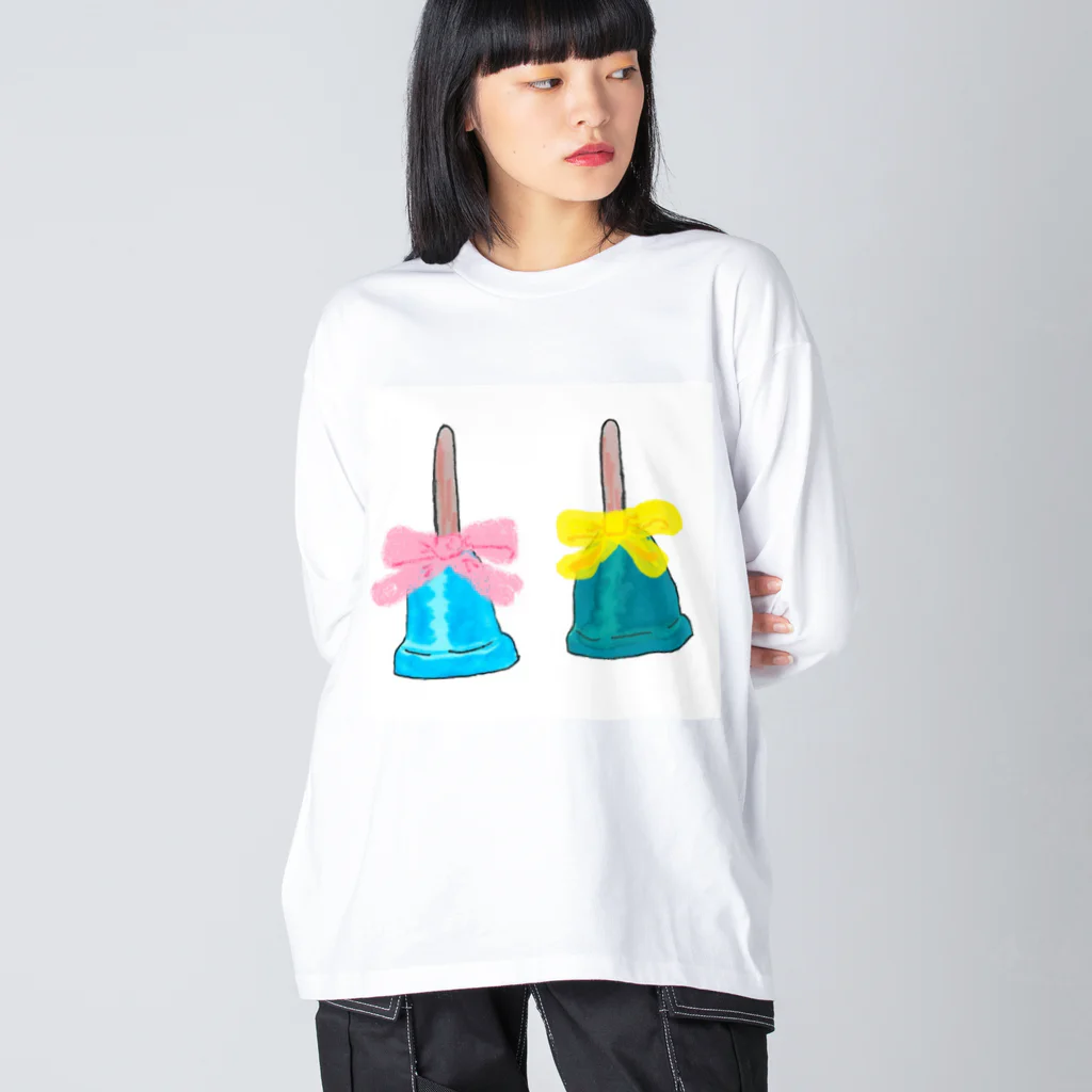 Lily bird（リリーバード）のカラフルハンドベル ビッグシルエットロングスリーブTシャツ