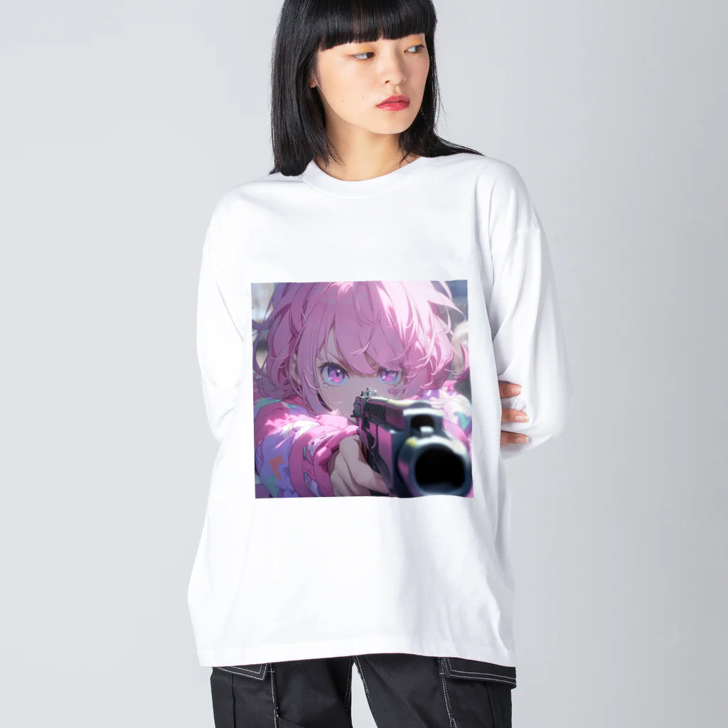 ぶーたんの火花散る戦場 Big Long Sleeve T-Shirt