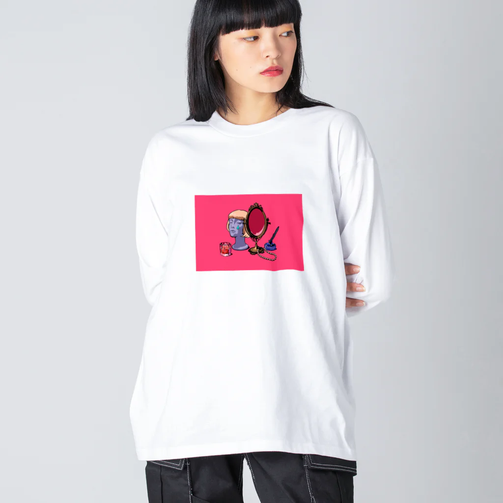 ときどきサボタージュのA Life of A City Girl ビッグシルエットロングスリーブTシャツ