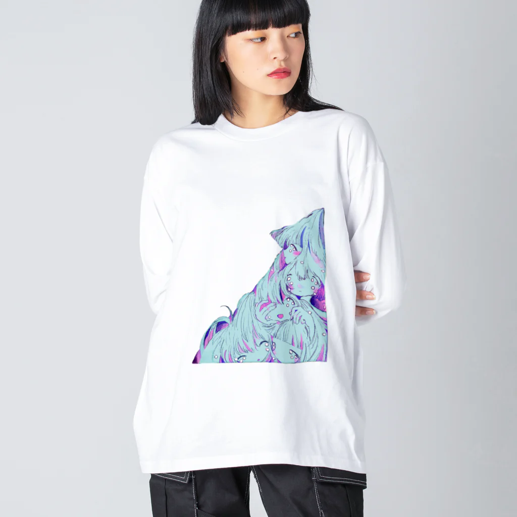 遠藤葉月の自信作のかおがいっぱい Big Long Sleeve T-Shirt