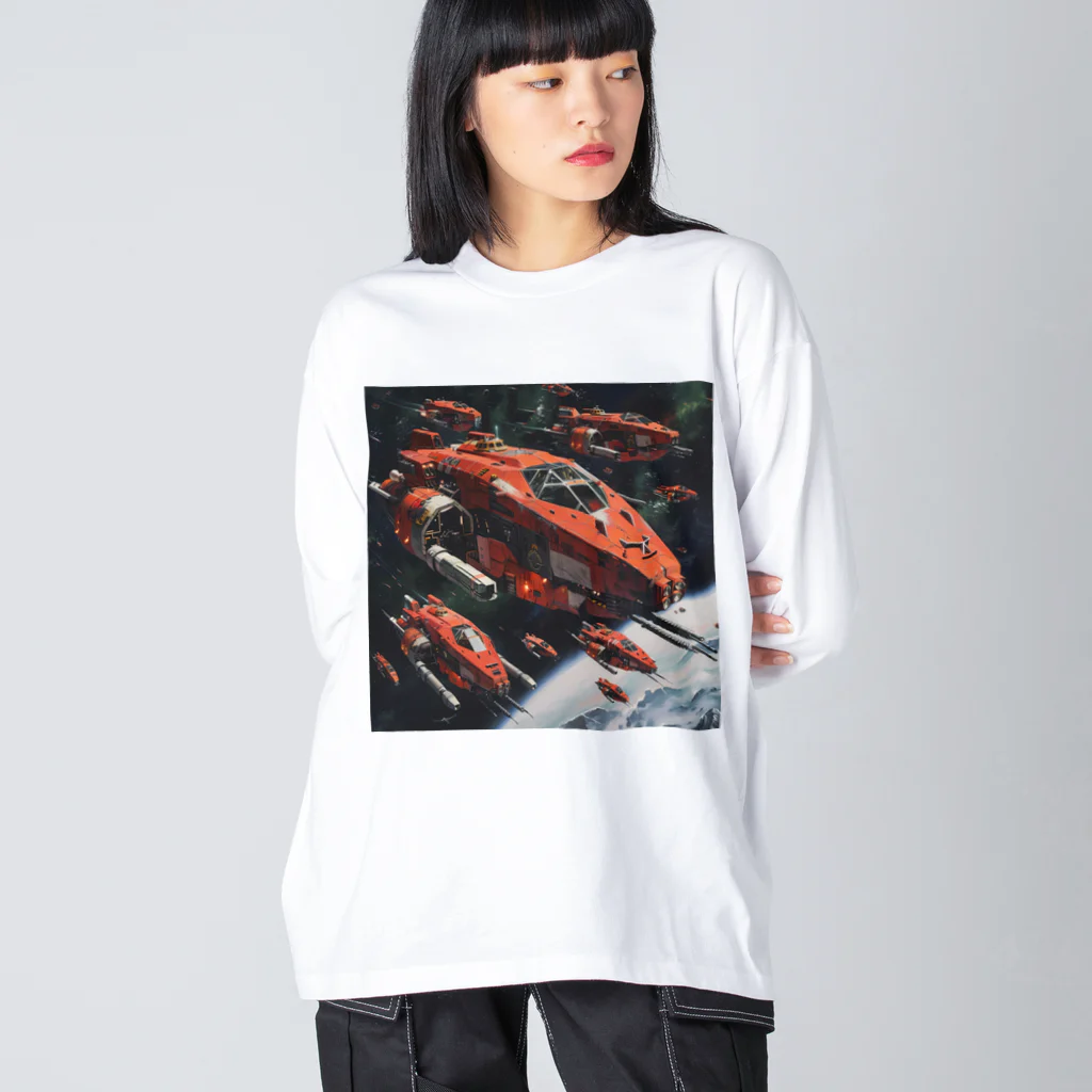 AQUAMETAVERSEの甲冑戦隊地球防衛軍　Tomoe bb 2712 Big Long Sleeve T-Shirt