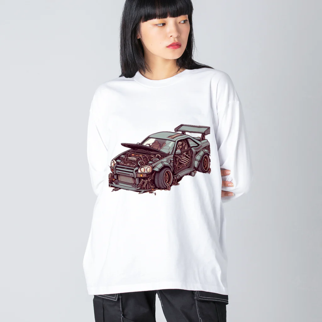 SaBATaNの車シリーズ3 Big Long Sleeve T-Shirt