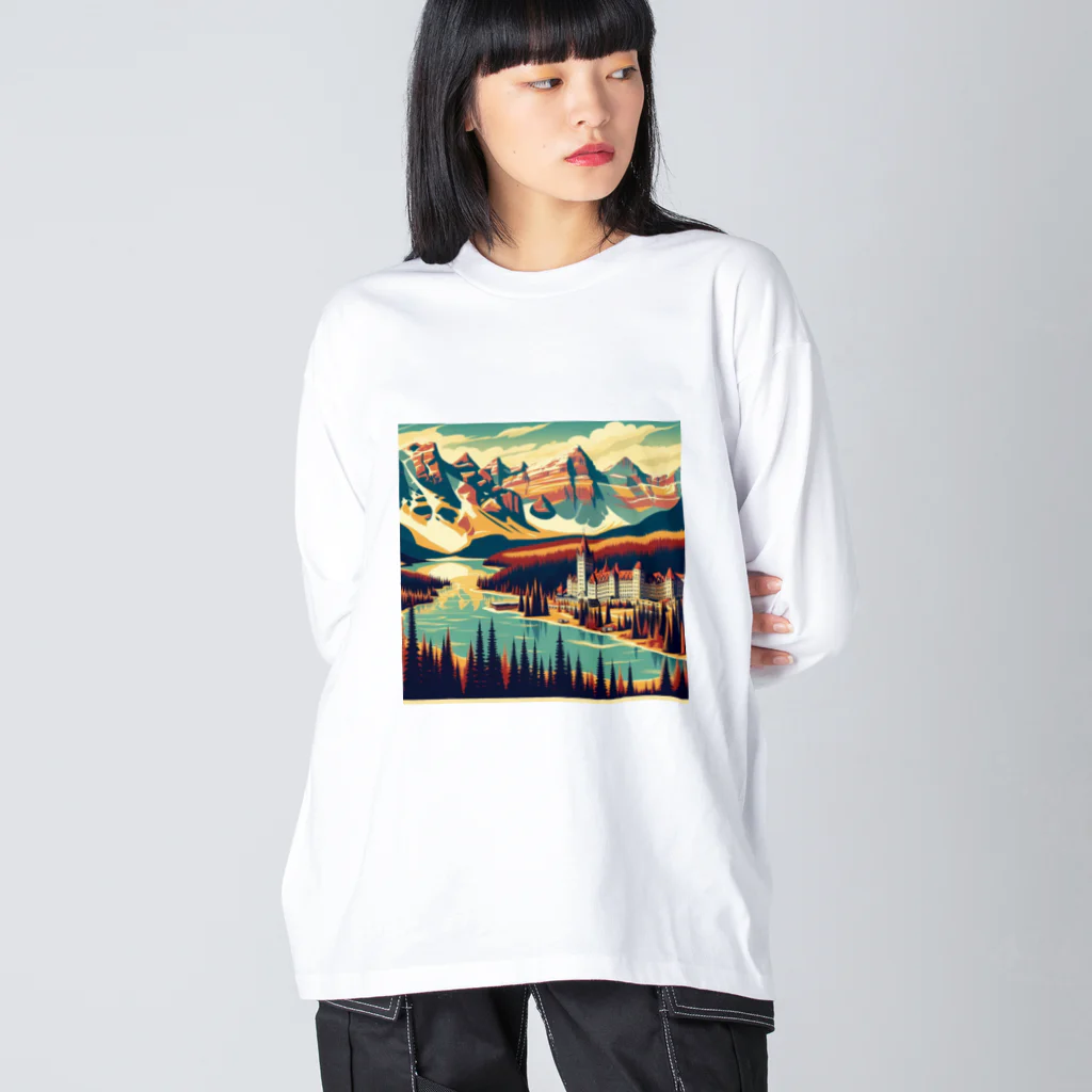 aircooled3のザ カナダの自然 観光地 Big Long Sleeve T-Shirt