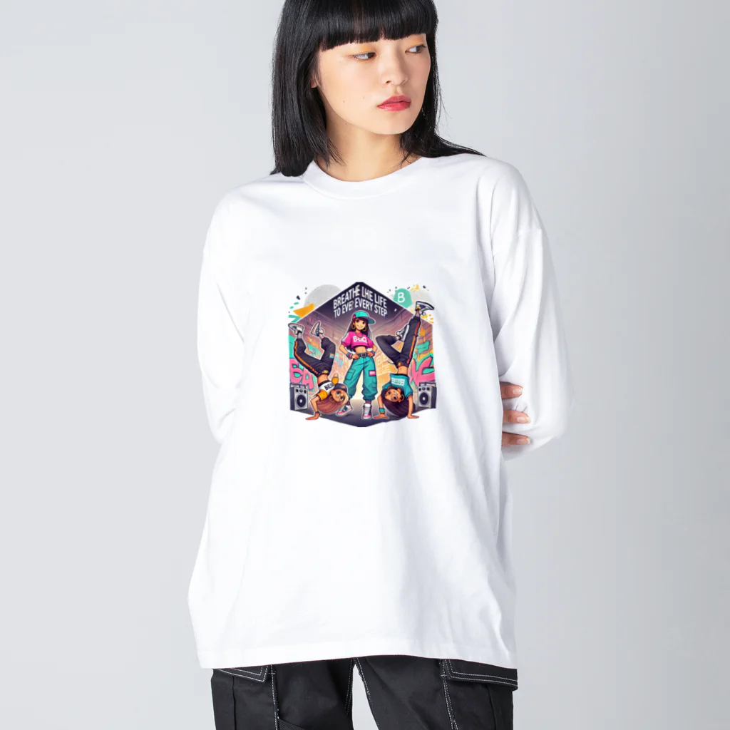 CHOCOLATEAの「ステップ一つ一つに命を吹き込む」 Big Long Sleeve T-Shirt