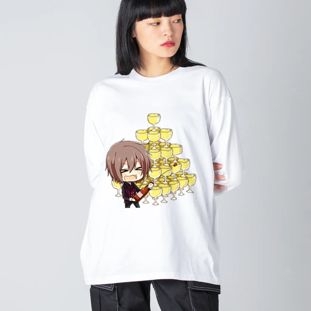 ピロ山通販のぼくホスト君 スタンダード Big Long Sleeve T-Shirt