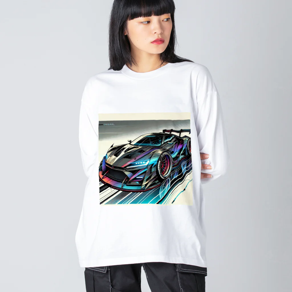 Makisuのラージ Big Long Sleeve T-Shirt