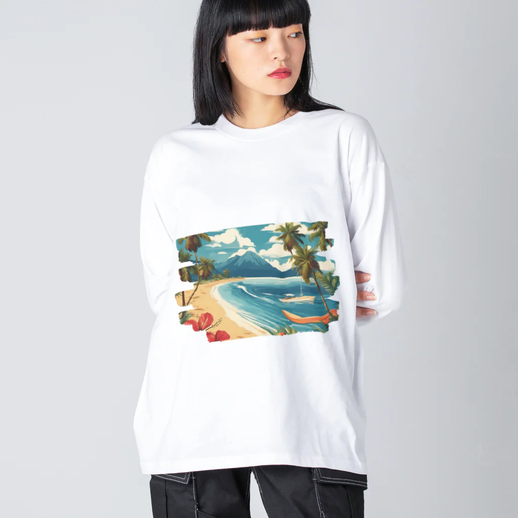 はちみつあめの常夏リゾート Big Long Sleeve T-Shirt