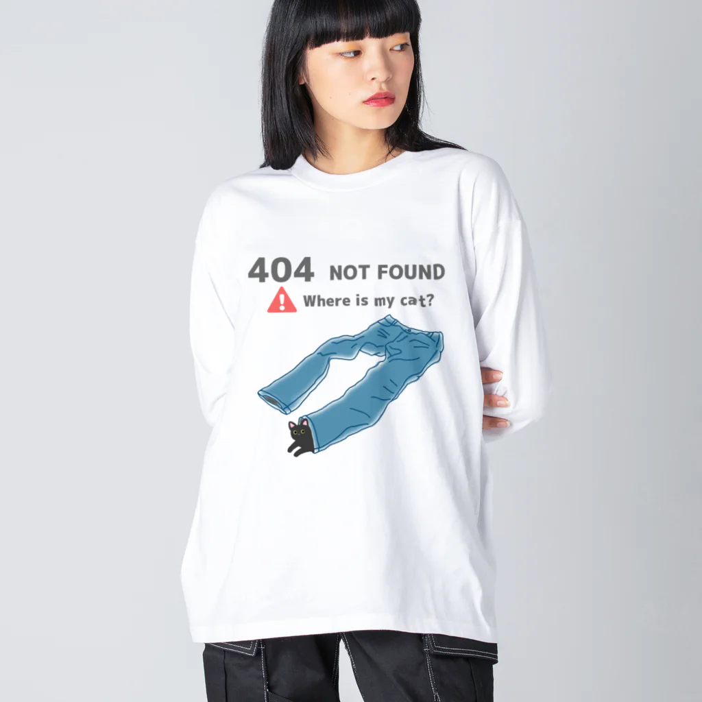 ぺんぎん24の見つかりません(カラー) Big Long Sleeve T-Shirt