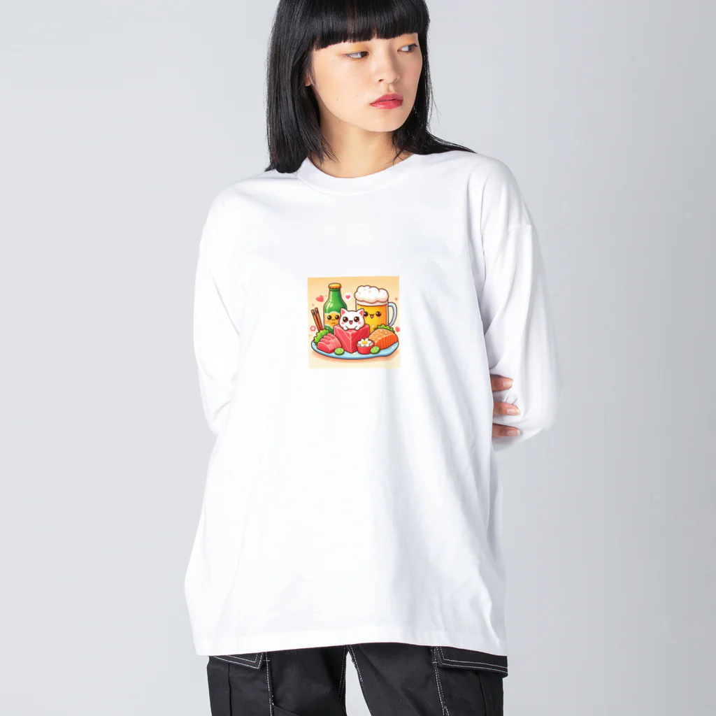 YhiroのSASIMI ビッグシルエットロングスリーブTシャツ