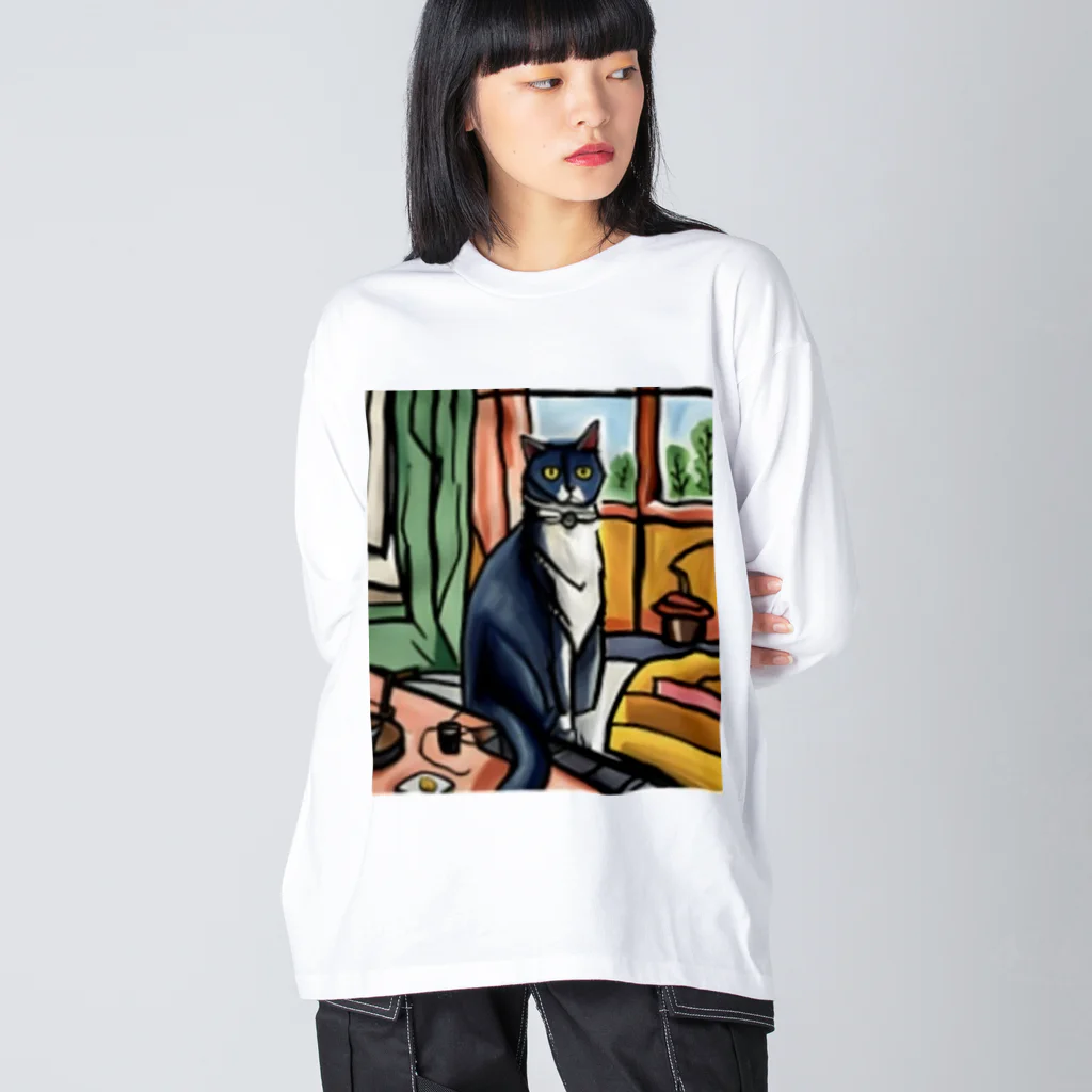 Ppit8の行ってらっしゃいませ！お留守番はお任せあれ！ Big Long Sleeve T-Shirt