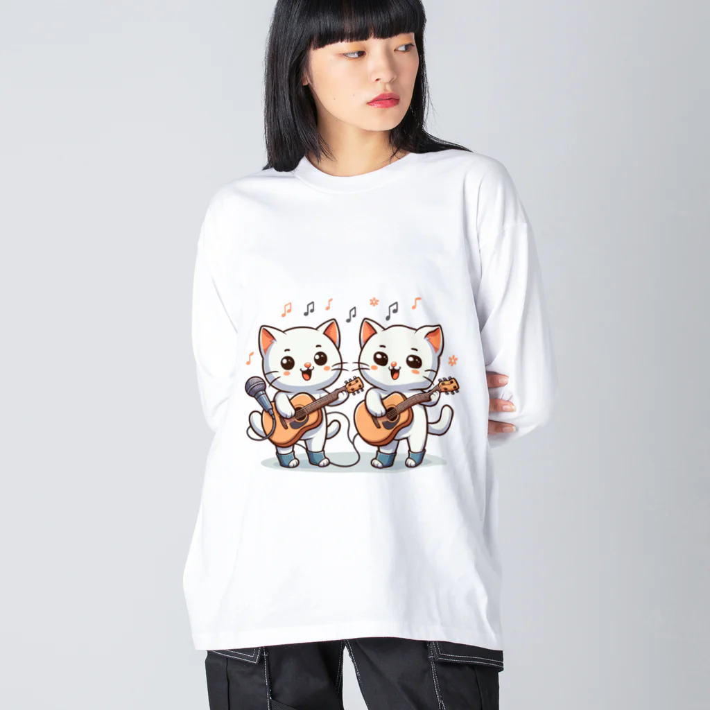 チェリモヤのねこコーラス 12 Big Long Sleeve T-Shirt