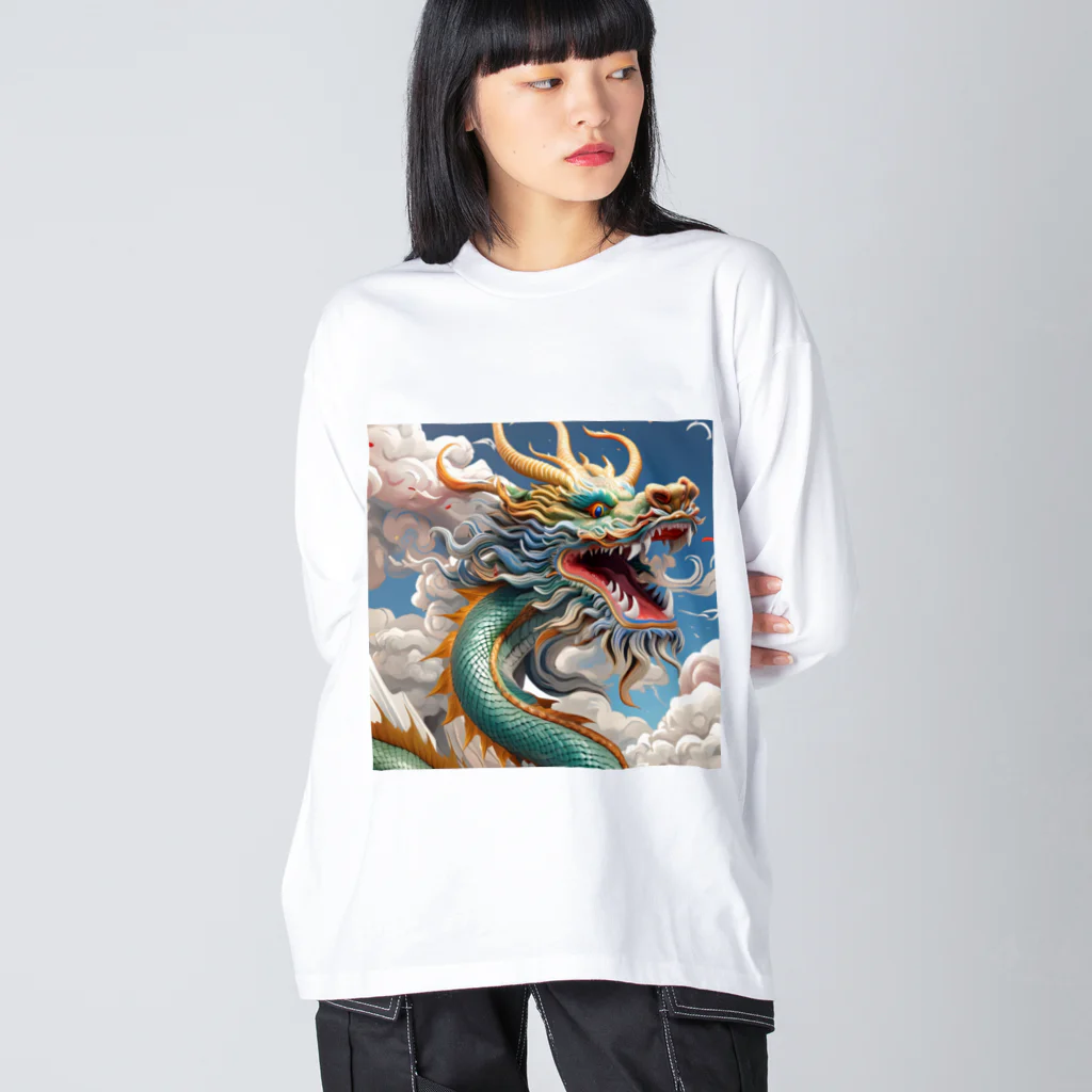 ハッピーハッピープラザ！の虹龍 ビッグシルエットロングスリーブTシャツ