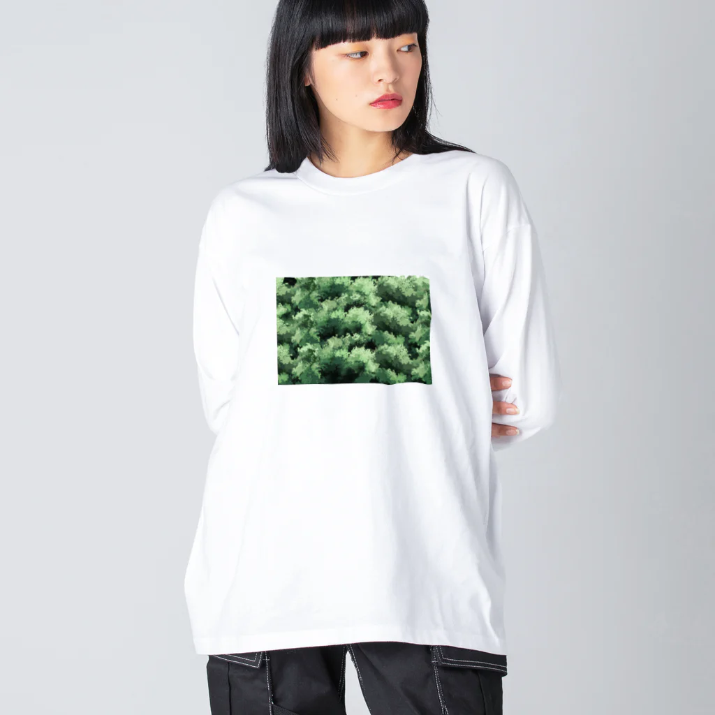 atelier_lapislazuliの茂み Big Long Sleeve T-Shirt