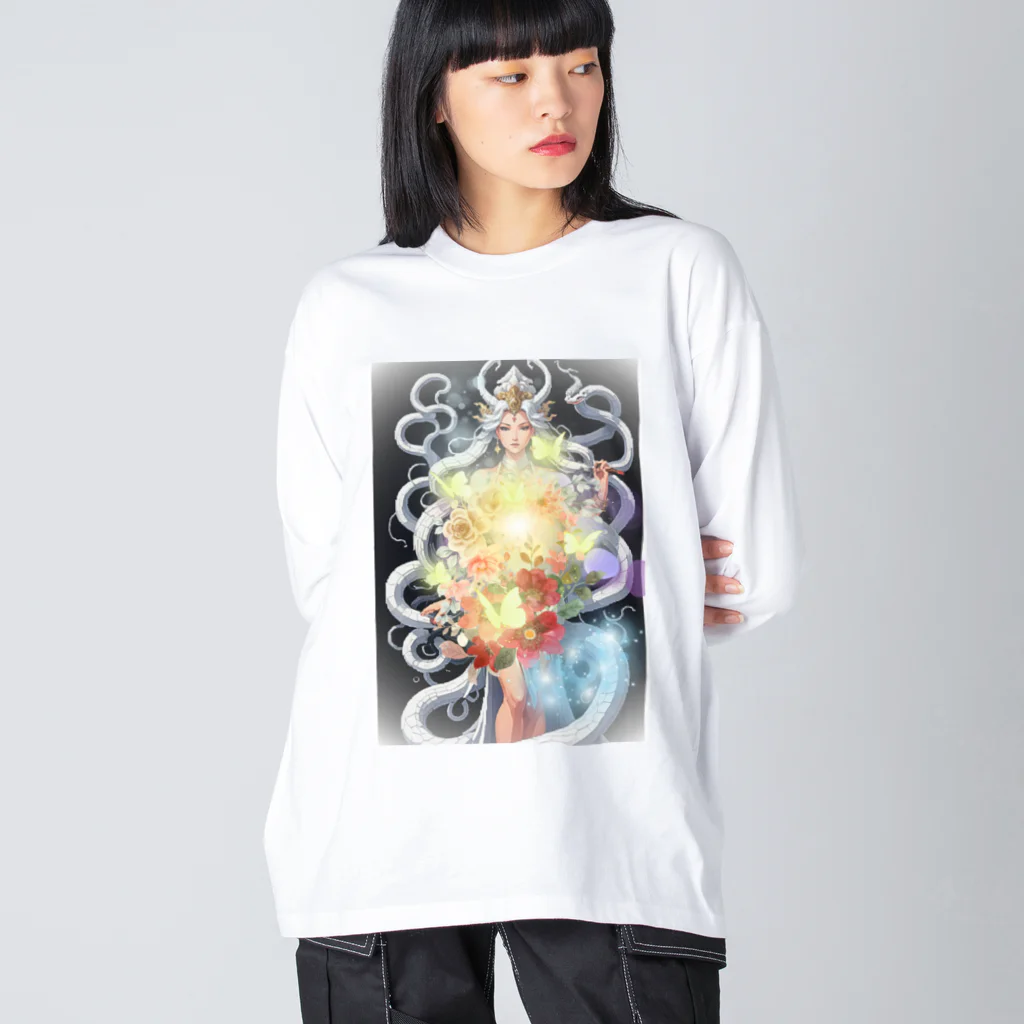 F・Y の白蛇女神様 Big Long Sleeve T-Shirt