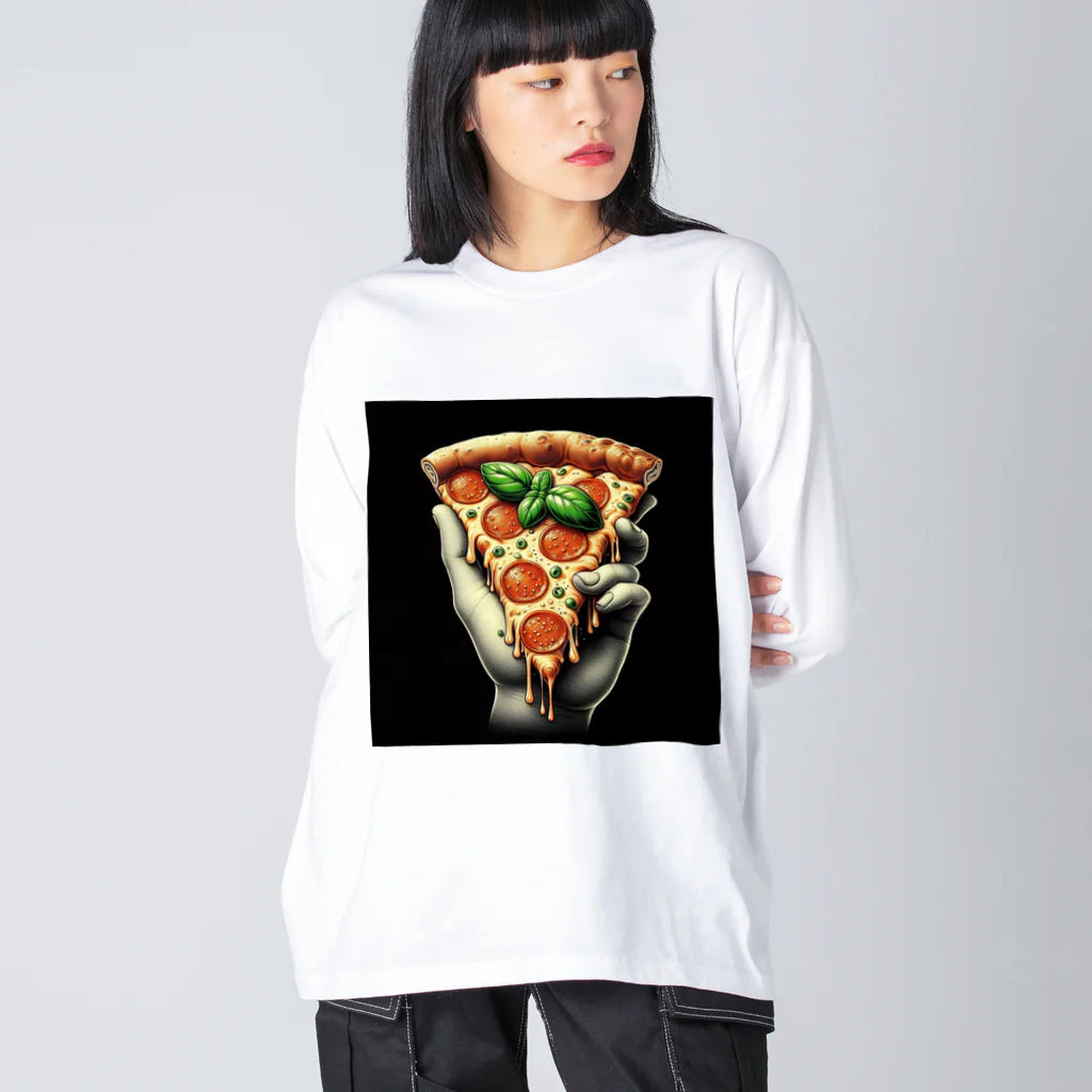 yuriseのおしゃれなpizzaのグッズ Big Long Sleeve T-Shirt