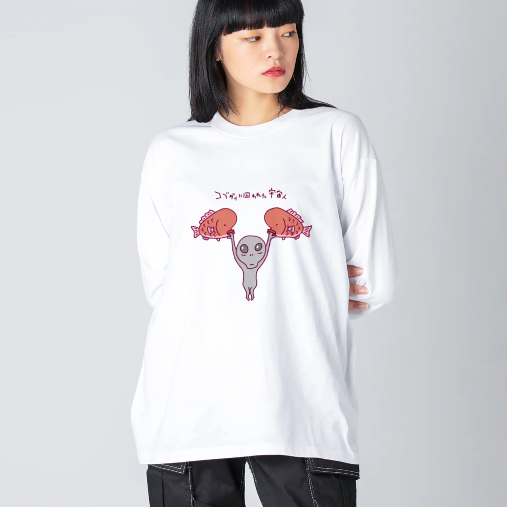 Siderunの館 B2のコブダイに囚われた宇宙人 Big Long Sleeve T-Shirt