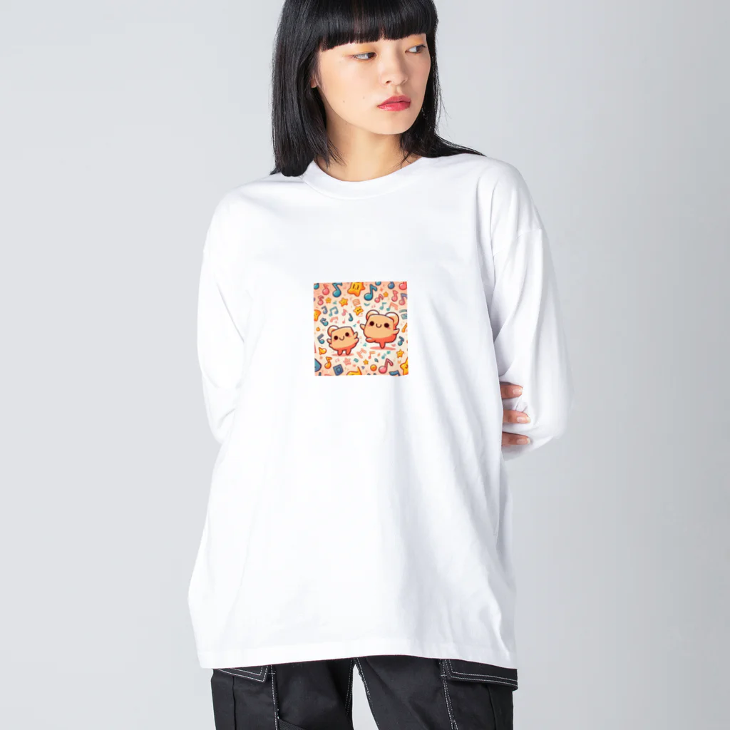 フルヤの音楽と喜びの不思議キャラクター Big Long Sleeve T-Shirt