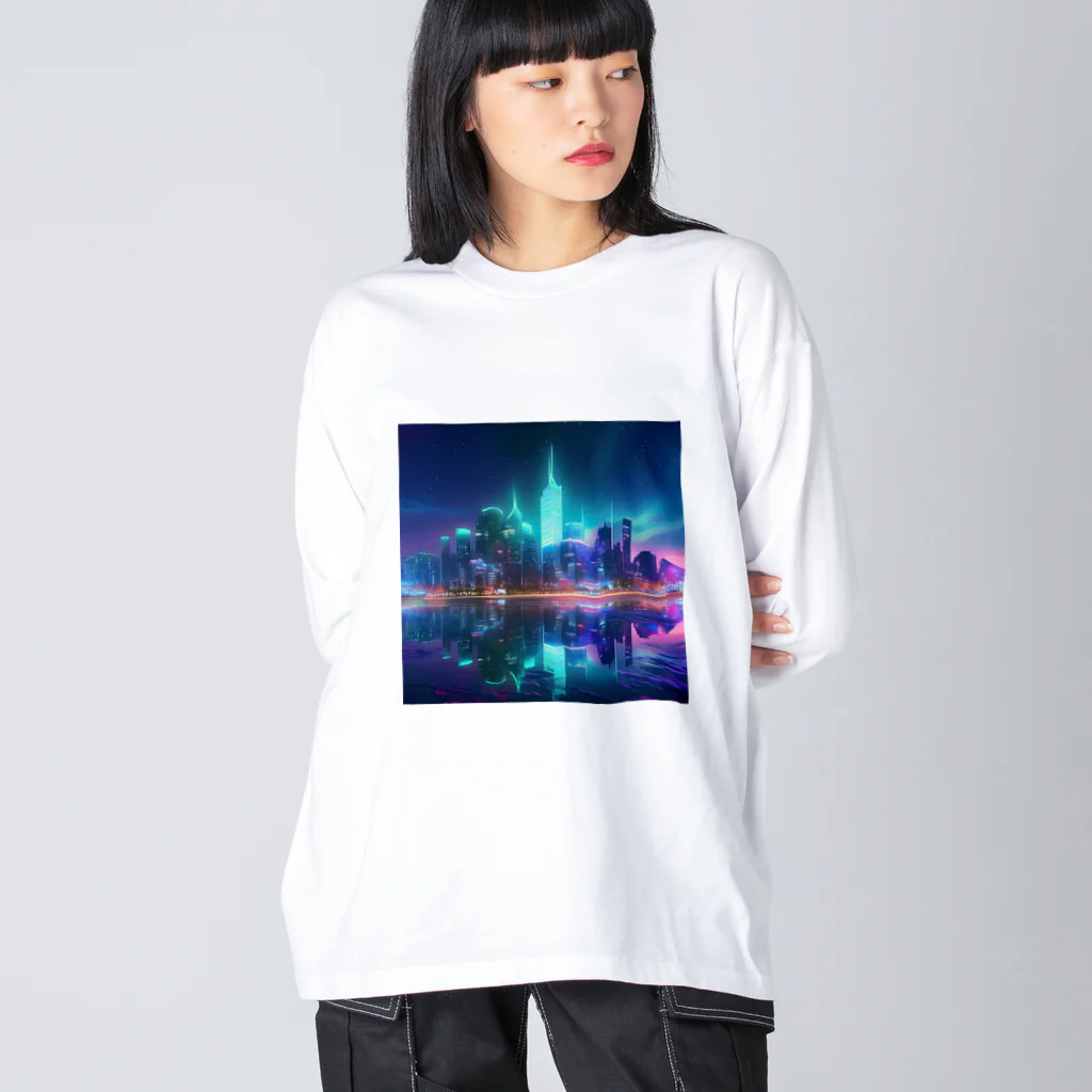 Mysycaの海辺の都市F Big Long Sleeve T-Shirt