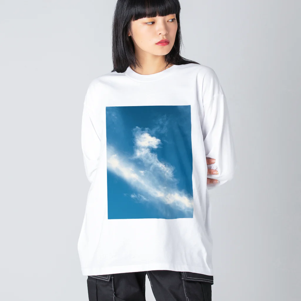 IMABURAIのClimbing the clouds Big Long Sleeve T-Shirt