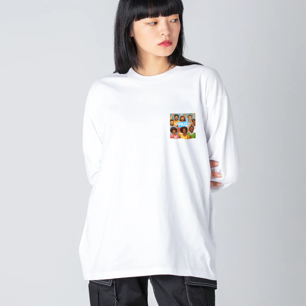 わっしょいの合格PASSED Big Long Sleeve T-Shirt