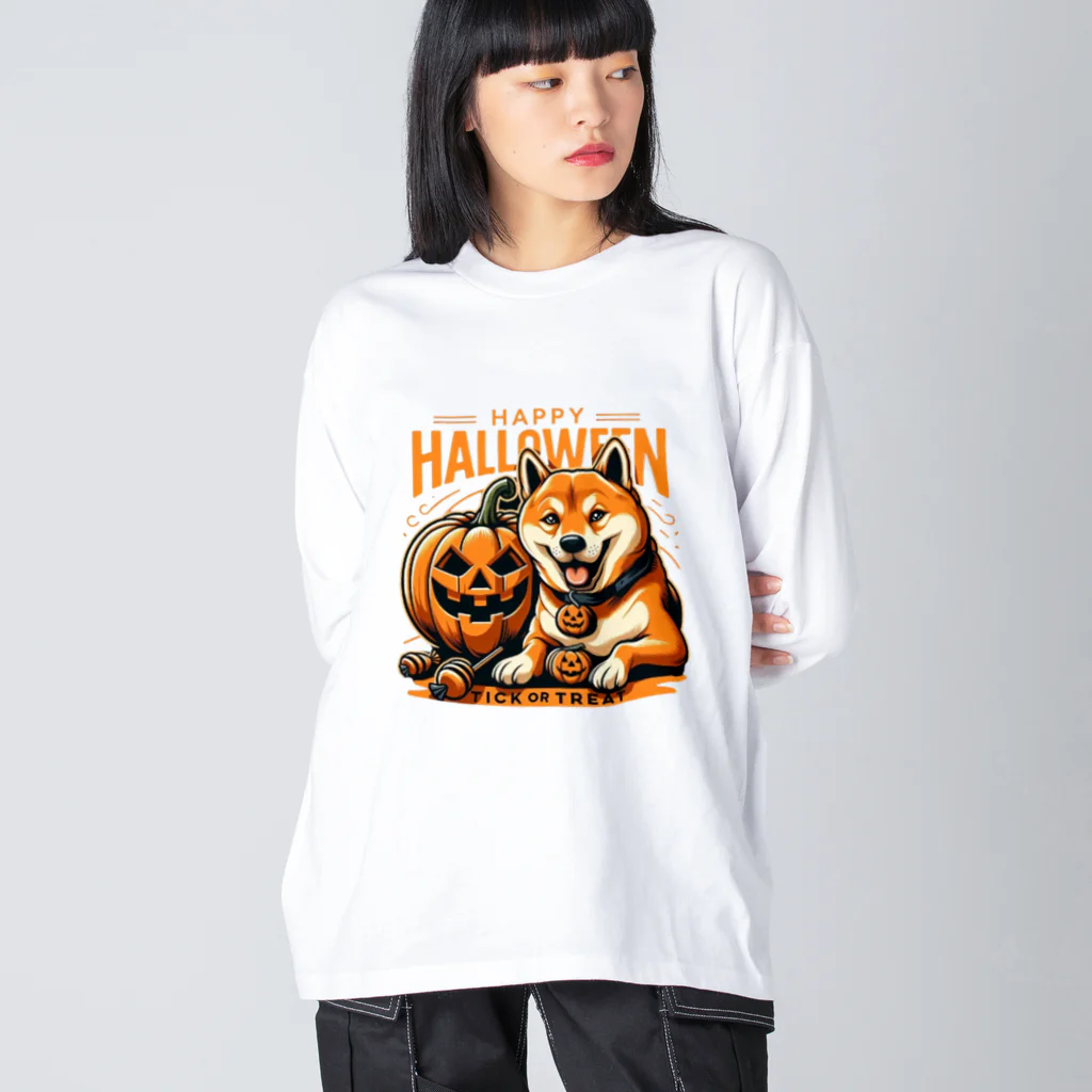 Naoki21のDOG x HALLOWEEN Big Long Sleeve T-Shirt