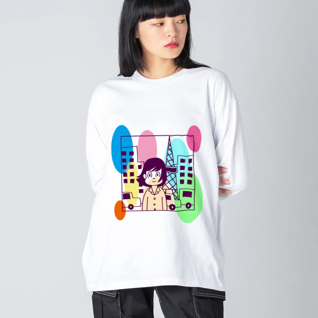 ふくたつショップのシティーライツ Big Long Sleeve T-Shirt