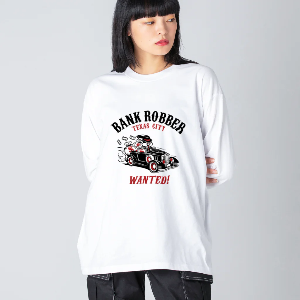 Bunny Robber GRPCのBank Robber ビッグシルエットロングスリーブTシャツ