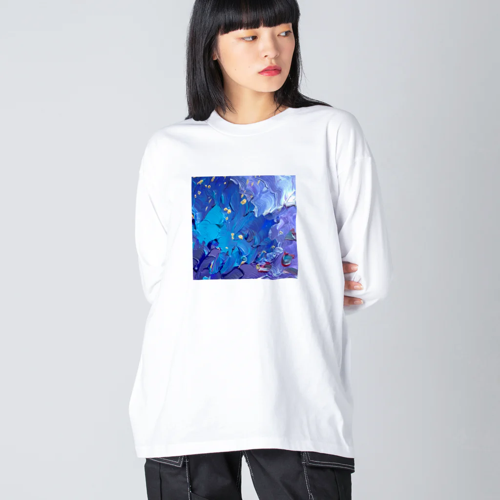 さかなや実験室の波間-1 Big Long Sleeve T-Shirt