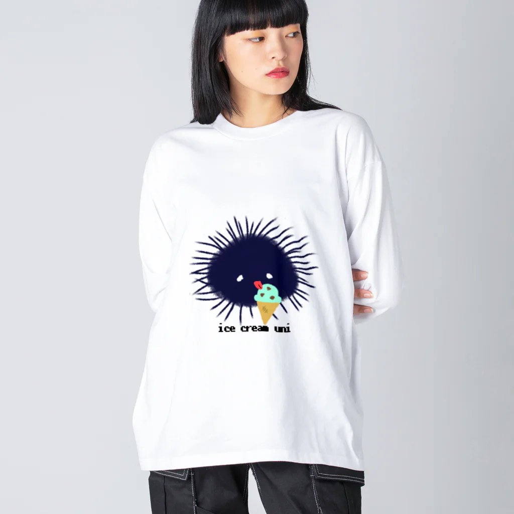 おもち屋さんのアイスうに Big Long Sleeve T-Shirt